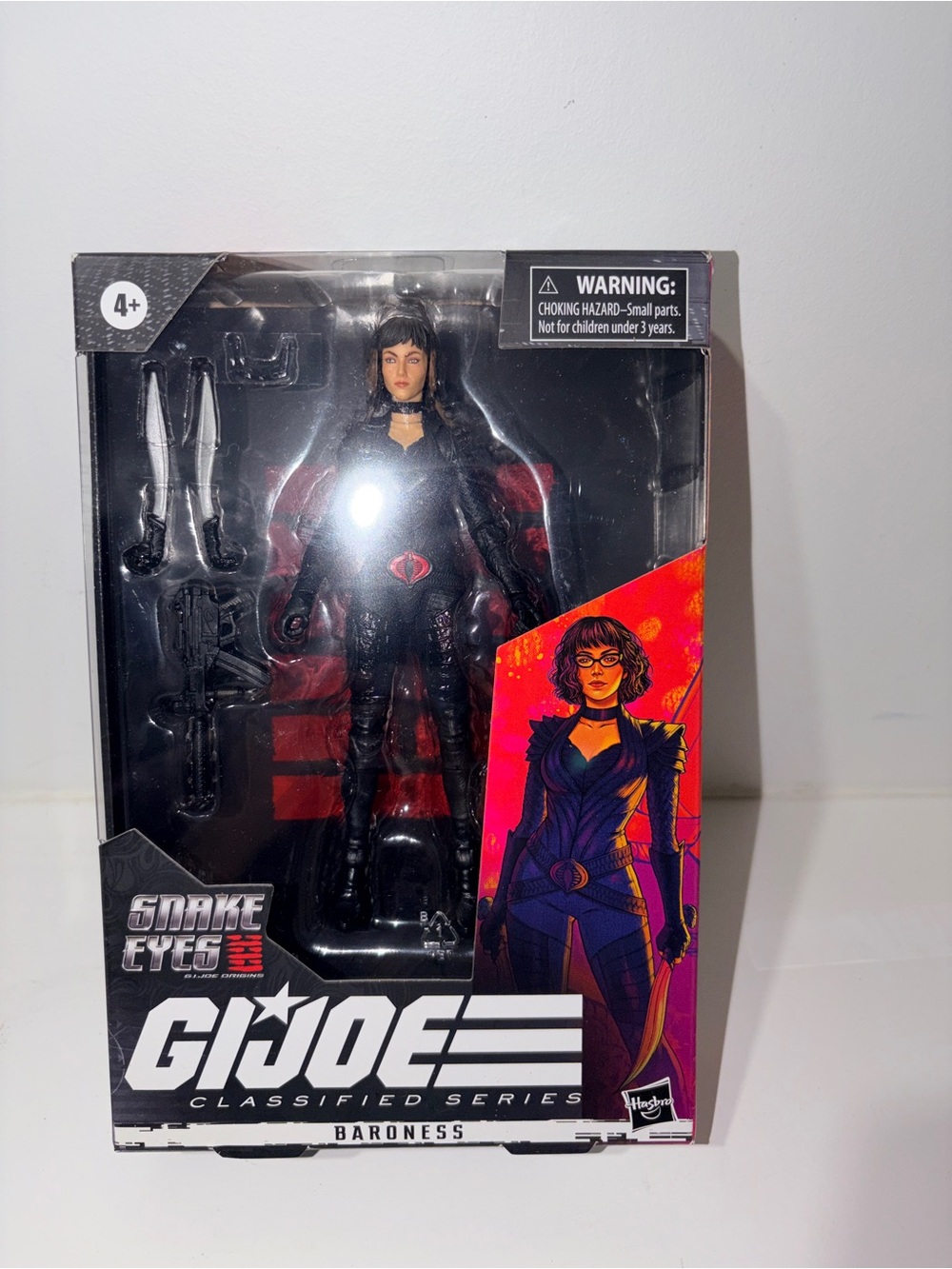 G.I. Joe Classified Series #19 Baroness Snake Eyes Origins NIB